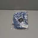 ZAFUL Women's Spaghetti Strap Tankini Swimsuits V Neck Tummy Control Tie Side Thong Bikini Swimsuits 2 Piece Bathing Suits (Large, 7-blue)