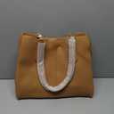 LOVEVOOK Laptop Tote Bag for Women 15.6 In Work Bags with Triple Compartments Large Faux Leather Computer Office Briefcase