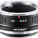 K&F Concept Lens Mount Adapter for Minolta MD MC Mount Lens to Canon EOS R Camera Body