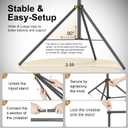 LINCO Lincostore Backdrop Support Stand Kit 10x6.5ft Adjustable Photography Studio Photo Background Support System with Carrying Bag for Green Screen Muslin, 4171