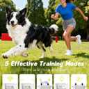 Dog Shock Collar, Dog Training Collar with Remote Control 3300FT Range, Electric Collar with Smart Light, Rechargeable Waterproof E Collar for Small Medium Large Dogs (Black)