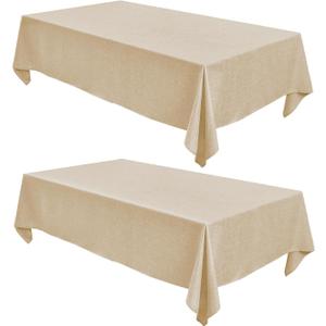 No Brand Table Cloth Beige 3pcs 52x76 inch