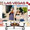 Las Vegas Gifts Picture Frame, Las Vegas Tourist Attractions Photo Frame, Wedding Anniversary Vacation Gifts For Friend Family Couple, Picture Frame Tabletop Decor - Fits 4x6 Inches Photo11