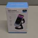 3-in-1 Charging Station Compatible with MagSafe Charger Wireless Charging Station for iPhone 17 16 15 14 13 12 Series Wireless Charger Stand for AirPods Wireless Charging Stand for iWatch Series (White)