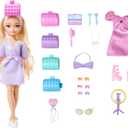 Barbie Dream GET Ready Malibu Fashion Doll with Stylized Hair, Including Surprise Hair Accessories & 15+ Looks