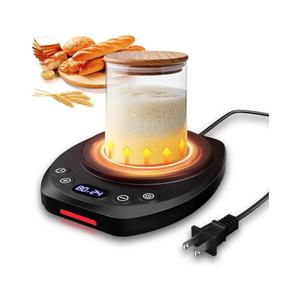 MQUPIN Sourdough Starter Warmer-Sourdough Warming Mat with Precise Temperature Control(70-120°F), Upgraded 0-24H Timer Alert & Memory Function Sourdough Warmer for Home Bread Baking,°F/°C Adjustable