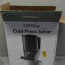 Canoly C16 Cold Press Juicer, 6" Extra Wide Feed Chute, 3-IN-1 Strainers (Juice & Sorbet & Nut Milk), Powerful AC Brushless Motor, Self Precut System, Juicer Machines with BPA-Free (Pearl White)