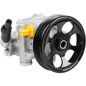 Power Steering Pump with Pulley Compatible with Subaru Impreza H4 2.0L 2.5L - 2008 2009 2010 2011 2012, Forester H4 2.5L - 2009 2010, Replacement for 34430-FG011, 34430-FG020