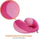 INFANZIA Kids Chin Supporting Travel Neck Pillow, Helps Support Head and Neck, Comfortably Designed for Head, Neck, and Chin Support - Gifts for Toddler/Child/Kids, Pink