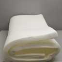 FOAMYFOAM High Density 6 inch Thick, 24 inch Wide, 24 inch Long Upholstery Foam, Cushion Replacement (6" x 24" x 24" (1 Pack))