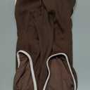 BMJL Women's One Piece Swimsuit Sports Adjustable Strap Bathing Suit Color Block Ribbed High Cut Swimsuits, S