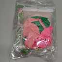 21pcs Pink and Green Birthday Party Decoration Set - Happy Birthday Banner Triangle Flag Paper Tassel and Balloons, Witch Theme Party Accessories Pink and Green Decorations for Women Girls