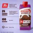 Premier Protein Shake, Chocolate, 30g Protein, 1g Sugar, 24 Vitamins & Minerals to Support Immune Health, 11 fl oz, Pack of 12 (Packaging May Vary)