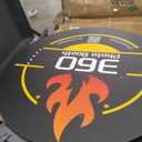 MWE 360 Photo Booth Machine for Parties with Flight Case,RGB Strip Light,Software APP Remote Automatic 360 Spin Camera Video Booth for 3-5 People (31.5''+Flight Case)