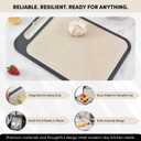 Double-Sided Stainless Steel Cutting Board (14x10In)  Metal Chopping Board for Kitchen, Easy to Clean, Dishwasher Safe, Durable & Hygienic