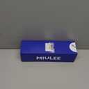 MIULEE Decorative Linen Check Euro Shams Throw Pillow Covers Neutral Farmhouse Vintage Pillow Covers 24x24 Set of 2 Boho Modern Home Decor for Sofa Couch Bedroom Cushion Blue Grey