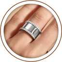 3-Pack Stacking Rings for Oura Ring Gen 3 & Gen 4  18K Gold & Silver CZ Simulated Diamond Bands, Stackable Smart Ring Companions for Women & Men  Ideal Jewelry Gift Set (10)