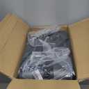 KROSER Hardside Expandable Carry On Luggage with Spinner Wheels & Built-in TSA Lock, Durable Suitcase Rolling Luggage with USB Port, Carry-On 20-Inch Steel Grey