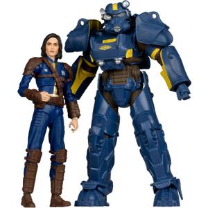 McFarlane Toys- Fallout 4 T-60 Vault Tec and Sole Survivor 2 Pack