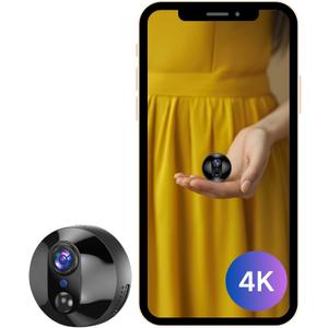 Hidden Camera - WiFi Spy Camera,2K HD - Wireless Mini Camera, APP Control, AI Motion Dectection, SD Card & Cloud Storage, Auto Night Vision, Small Camera,Nanny Cam Hidden Cameras