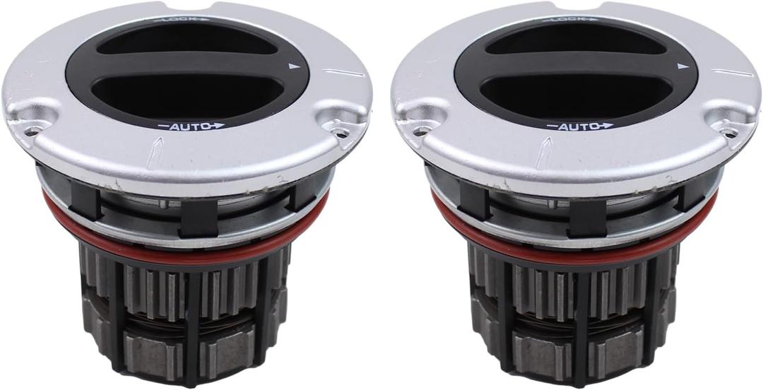 2X Front 4WD Automatic Locking Hub Actuator for Ford F250 F350 Super Duty 2011-2024, F450 F550 Super Duty 2011-2022
