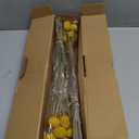 Uieke 30Pcs Natural Dried Flowers Craspedia Billy Balls Flowers Billy Buttons Floral Bouquet for Flower Arrangements Wedding Home Tall Vase Decor Yellow