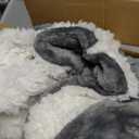 Bedsure GentleSoft Sherpa Fleece Throw Blanket for Couch, Non-Heated, Thick & Warm Cozy Blanket for Winter, Soft Fuzzy Plush Throw Gifts for Women and Men, Grey, 50x60 Inches