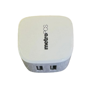 MetroPCS Dual USB 3.1A Wall Charger White