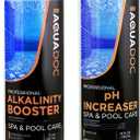 AquaDoc Spa Alkalinity Increaser and pH Increaser for Hot Tub Bundle - Includes 32oz pH Up and 32oz Alkalinity Up for Hot Tub - Spa Chemicals to Help Balance Water - Made in USA