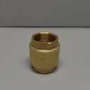 1 1/4-Inch Check Valve,Female NPT,No-Lead Brass,Female Pipe Thread Compatible with Most Pumps,Silent Check Valve,Prevents Backflow in Well or Irrigation Systems