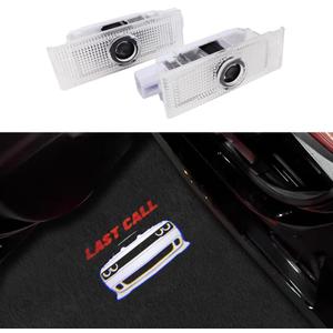 2 PCS Non-Fading Last Call Car Door Logo Lights Compatible for Challenger Last Call 2015-present Courtesy LED Ghost Shadow Light Projector Lamps Accessories (Last Call)