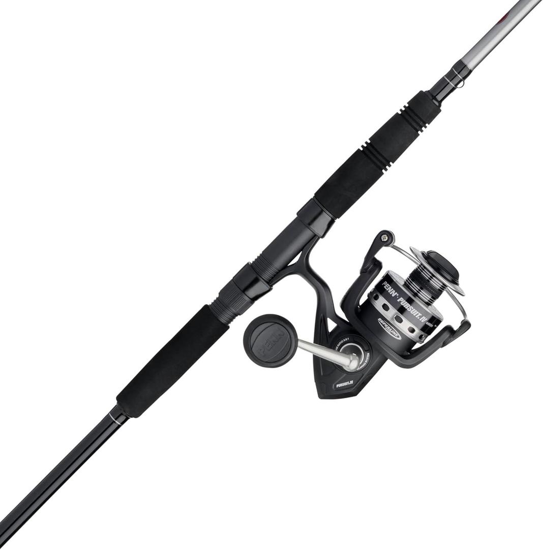 PENN Pursuit III & Pursuit IV Spinning Reel and Fishing Rod Combo (6000 Size Reel - 9' - Medium Heavy - 2pc)