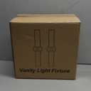 Wall Sconces Set of Two, Black and Gold Bathroom Sconces Wall Lighting with Clear Glass, Modern Sconces Wall Decor Set of 2 Wall Light fixtures for Bathroom Mirror Living Room Hallway Bedroom