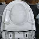 TOTO SoftClose Slow Close Elongated Toilet Seat and Lid, Cotton White - SS124#01