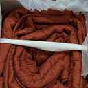 EVERGRACE Velvet Quilt Queen Size, Luxury Velvet Bedding Set, Ultra Soft Ruched Quilt Sets, Lightweight Comforter Vintage Textured Bedspread Coverlet with 2 Shams for All Season, Burnt Orange