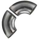 AIMCOCO 3.5 Inch 90 Degree SS304 Stainless Steel Bend Tube Exhaust Elbow Pipe for Car Modified Exhaust System 3.5" Piping Silver Tone，Stair Handrail(2PCS)