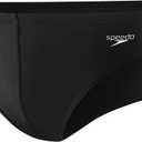 Speedo Men's Swimsuit Brief PowerFlex Eco Solar (Black), 32