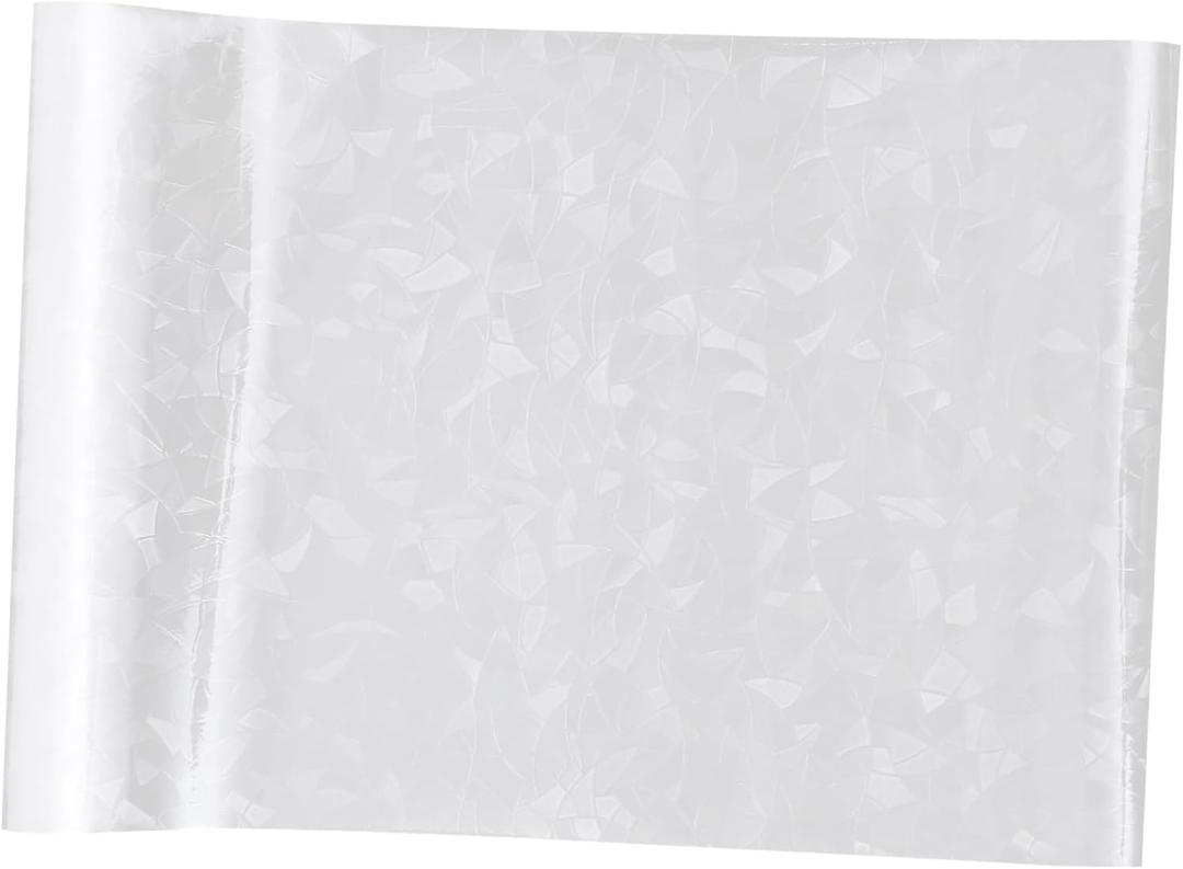 Rainbow Privacy Window Film Static Cling Window Decal UV Protection Decorative Vinyl for Home and Office 3D Glass Covering Easy to Apply Non-Adhesive