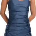 JOYSPELS Athletic Tennis Dresses for Women Wrap Skort Dress Workout Summer Spring Golf Romper Active Outfits (M)