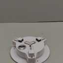 Jar Opener Bottle Opener for Seniors with Arthritis - Under Cabinet Jar Opener for Weak Hands, Rotary Lid Opener, Easy Twist-Off Lids for Jars & Bottles, Original Kitchen Gadgets (White)