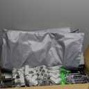 Baby Playpen, 47x47 in Small Play Pen,Toddler Playpen for Apartment,Play Yard,Activity Fence, Extra Large Baby Playard (Light Grey)