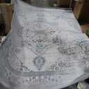 SAFAVIEH Victoria Collection VIC902N Oriental Medallion Non-Shedding Living Room Dining Bedroom Area Rug 12' x 16 Ivory 