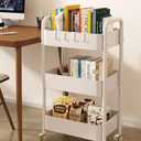 2" Stem Casters Replacement Casters 4Pcs Threaded Swivel Furniture Caster Wheels with Brakes 90Lbs (M6-1.0x15mm)