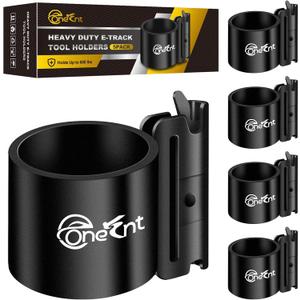 Onesnt 5 Pack E-Track Tool Holders|E Track Accessories for Enclosed Trailer to Heavy Duty Tool Holder |E Track/X Track Tool Hangers to Keep Rakes,Shovels, Broom|E Track Shovel Holder for Truck