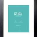 LaVie Home 14x18 Picture Frame Black Poster Frame,Display Pictures 12x16 with Mat or 14x18 Without Mat, Stable and Sturdy Frame and Polished Plexiglass, Horizontal and Vertical Format of The Walls