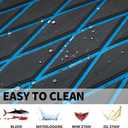 Fullfire Boat Flooring - EVA Foam Boat Decking - Marine Mat Self-Adhesive Flooring Sheet Marine Carpet for Motorboat Yacht Kayak RV, 94" x 47"