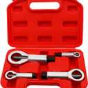 (4 Pack) Metal Nut Splitter Cracker,Heavy Duty Nut Splitter Broken Damaged Nut Removal Splitting Tools,Manual Pressure Nut Cracker Remover Extractor Tool,With portable storage box by FYIYI