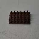 Juexica 18 Fingers Wood Ring Display Wooden Finger Ring Stand for Selling Jewelry Display Holder Showcase for Storage(Brown)