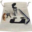 Kuat Racks Hitch Lock Fits Kuat Bike Rack (1.25", Silver)