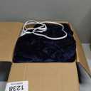 Heated Blanket Electric Throw 9 Hours Auto Off Throws 10 Heating Setting ETL Certificated Blankets Beige 5060 (Navy)